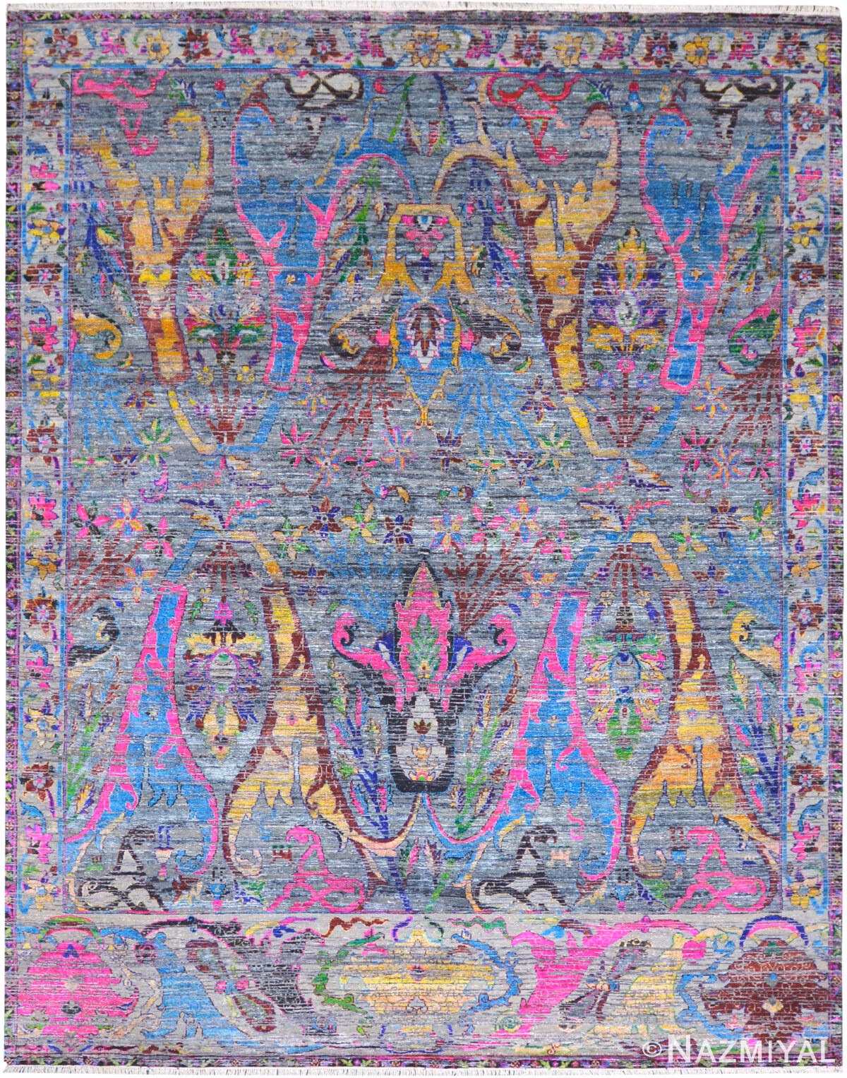 Modern Bidjar Style Rug 30010 by Nazmiyal Rugs
