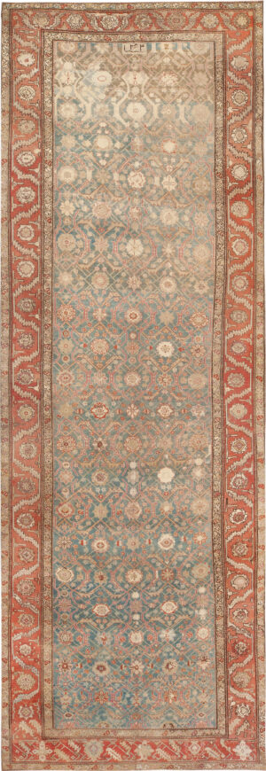 Antique Persian Bakshaish Gallery Size Rug 73252 by Nazmiyal Rugs