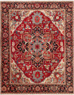 Antique Persian Heriz Rug 74331 by Nazmiyal Rugs