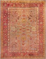 Antique Turkish Oushak Rug 74008 by Nazmiyal Rugs