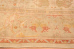 Border of Large Antique Turkish Oushak Rug 74131 by Nazmiyal Rugs