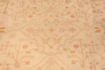 Central Design on Large Antique Turkish Oushak Rug 74131 by Nazmiyal Rugs