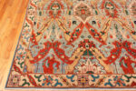 Corner of Vintage Persian Tabriz Rug Corner of Vintage Persian Tabriz Rug 74328 by Nazmiyal Rugs