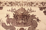 Dragon Design on Antique Chinese Velvet Textile Dragon Design on Antique Chinese Velvet Textile 74302 by Nazmiyal Rugs