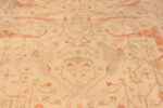 Field Pattern on Large Antique Turkish Oushak Rug 74131 by Nazmiyal Rugs