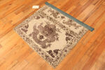 Floor View of Antique Chinese Velvet Textile Floor View of Antique Chinese Velvet Textile 74302 by Nazmiyal Rugs
