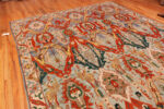 Floor View of Vintage Persian Tabriz Rug Floor View of Vintage Persian Tabriz Rug 74328 by Nazmiyal Rugs