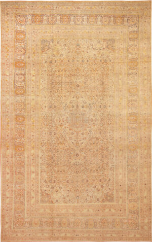 Large Antique Persian Tabriz Rug 43626 by Nazmiyal Rugs