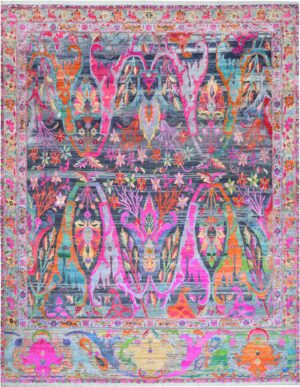 Large Modern Bidjar Silk and Wool Rug 30017 by Nazmiyal Rugs
