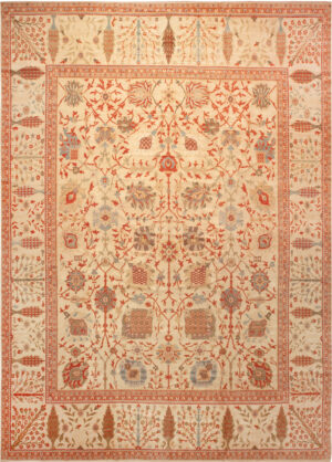 Large Modern Persian Sultanabad Rug 74324 by Nazmiyal Rugs