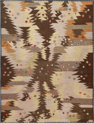 Modern Swedish-Style Kilim Rug 74312 by Nazmiyal Rugs