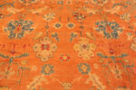 Pattern of Antique Turkish Oushak Rug 74329 by Nazmiyal Rugs