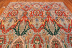 Top of Vintage Persian Tabriz Rug Top of Vintage Persian Tabriz Rug 74328 by Nazmiyal Rugs
