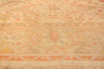 Trim on Large Antique Turkish Oushak Rug 74131 by Nazmiyal Rugs
