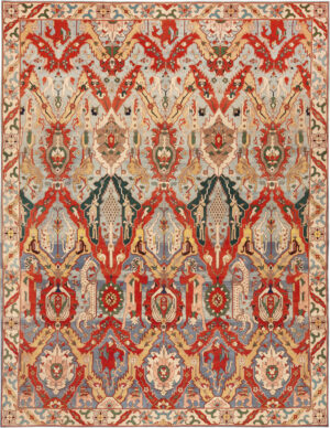 Vintage Persian Tabriz Rug 74328 by Nazmiyal Rugs