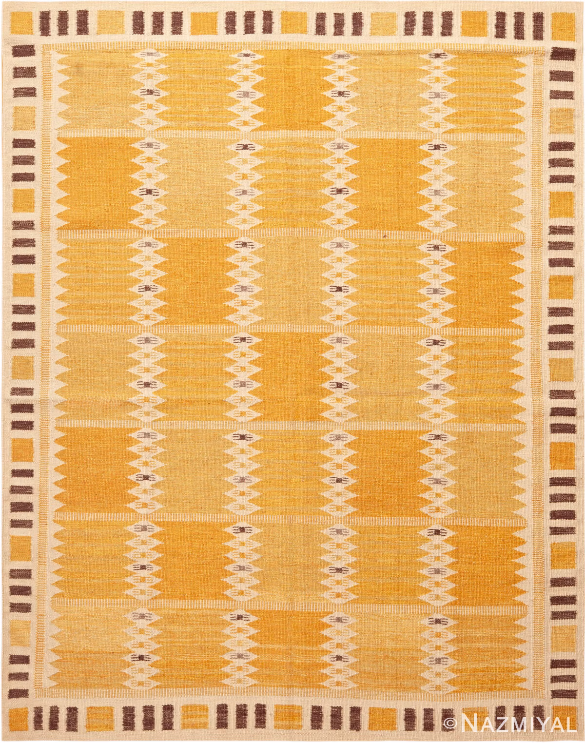 Modern Swedish-Inspired Kilim Rug 74311 by Nazmiyal Rugs