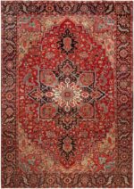 Antique Persian Heriz Rug 74047 by Nazmiyal Collection