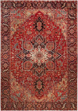 Antique Persian Heriz Rug 74047 by Nazmiyal Collection