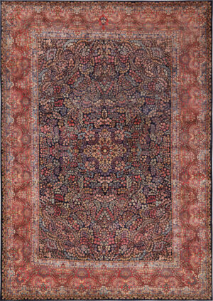 Antique Persian Kerman Rug 74431 by Nazmiyal Rugs