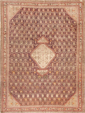 Antique Turkish Hereke Rug 70322 by Nazmiyal Rugs