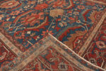 Back of Antique Persian Heriz Rug 74330 by Nazmiyal Rugs