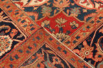 Back of Antique Persian Serapi Rug Back of Antique Persian Serapi Rug 74334 by Nazmiyal Rugs