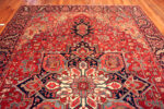 Center of Antique Persian Heriz Rug 74047 by Nazmiyal Collection