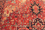 Details Of Antique Persian Heriz Rug 74047 by Nazmiyal Collection
