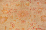 Field Design of Antique Turkish Oushak Rug 74154 by Nazmiyal Rugs
