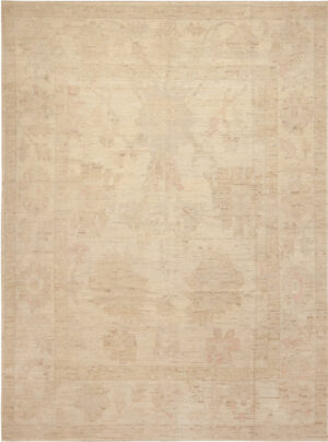 Modern Central Asian Oushak Rug 61294 by Nazmiyal Rugs