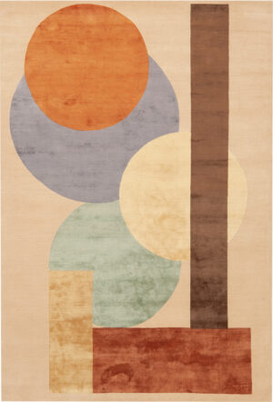 Modern Nazmiyal Atelier Silk and Wool Rug 61276 by Nazmiyal Rugs