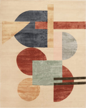 Modern Nazmiyal Atelier Silk and Wool Rug 61270 by Nazmiyal Rugs