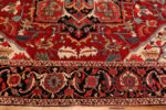 Trim of Antique Persian Heriz 74331 by Nazmiyal Rugs