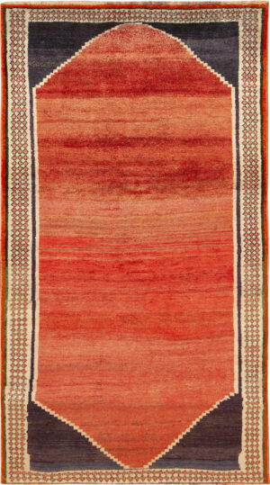 Vintage Persian Gabbeh Rug 74375 by Nazmiyal Rugs