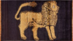 Vintage Persian Lion Gabbeh Rug 74383 by Nazmiyal Rugs