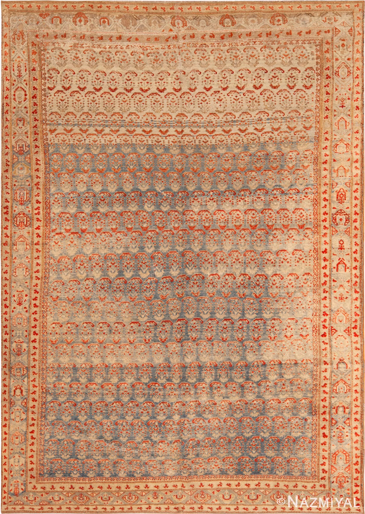 Antique Persian Kurdish Rug 74426 by Nazmiyal Rugs