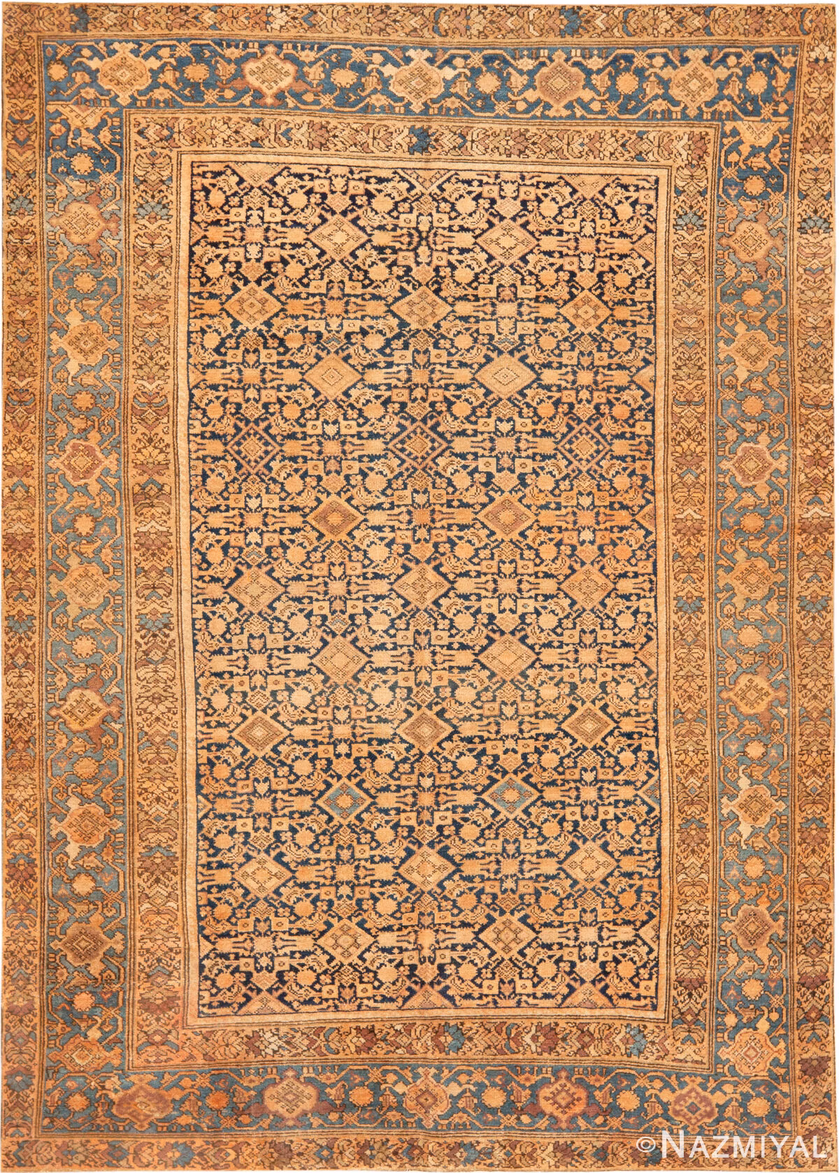 Antique Persian Malayer Rug 74427 by Nazmiyal Rugs