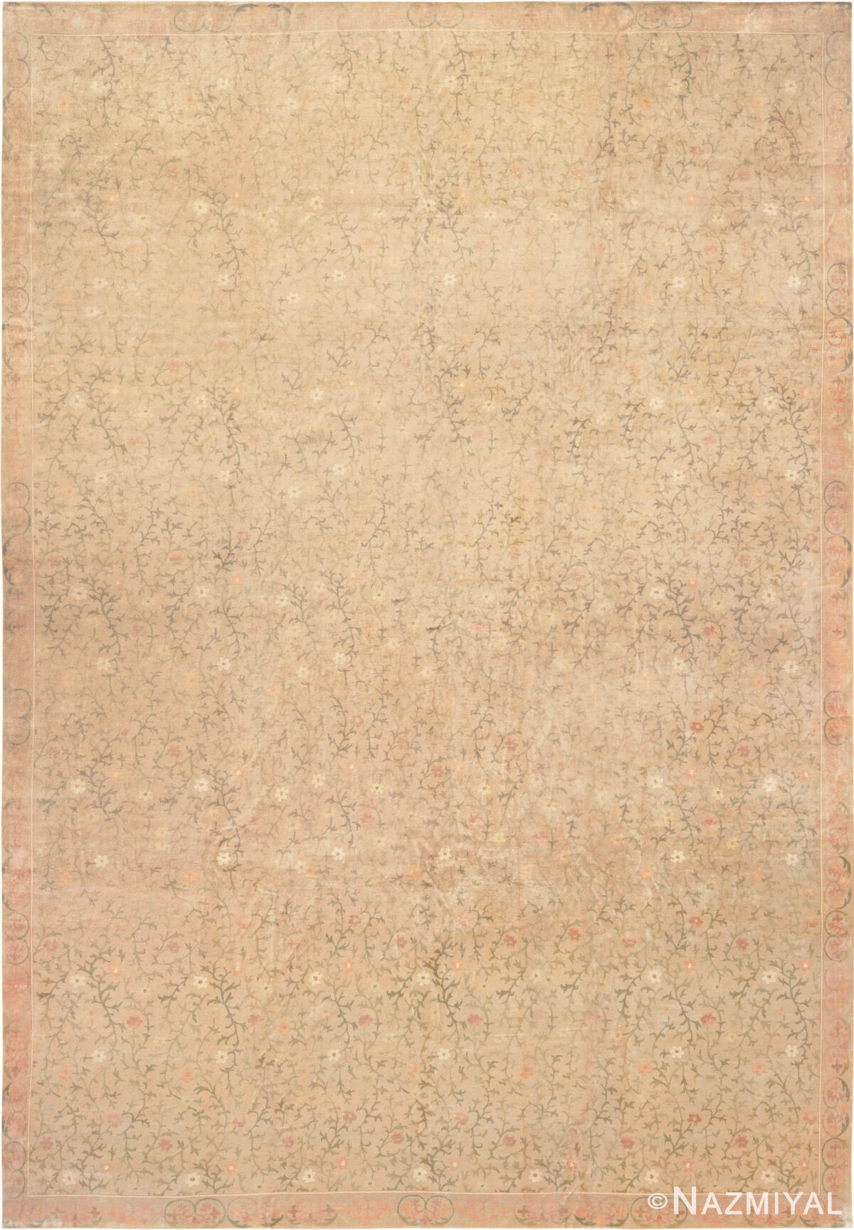 Modern Silk Central Asian Classic Rug 74322 by Nazmiyal Rugs