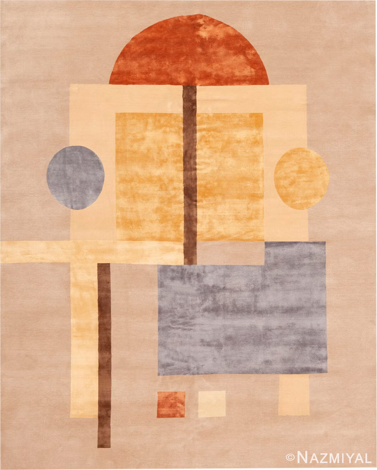 Modern Nazmiyal Atelier Silk and Wool Rug 61274 by Nazmiyal Rugs