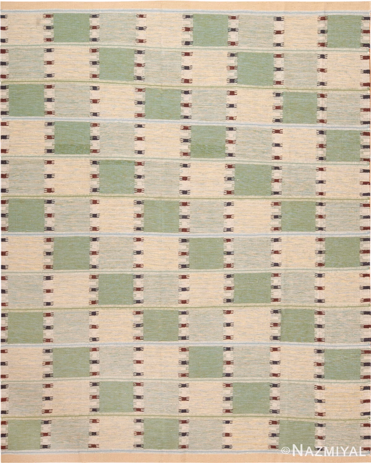 Modern Swedish Style Kilim Rug 74394 by Nazmiyal Rugs