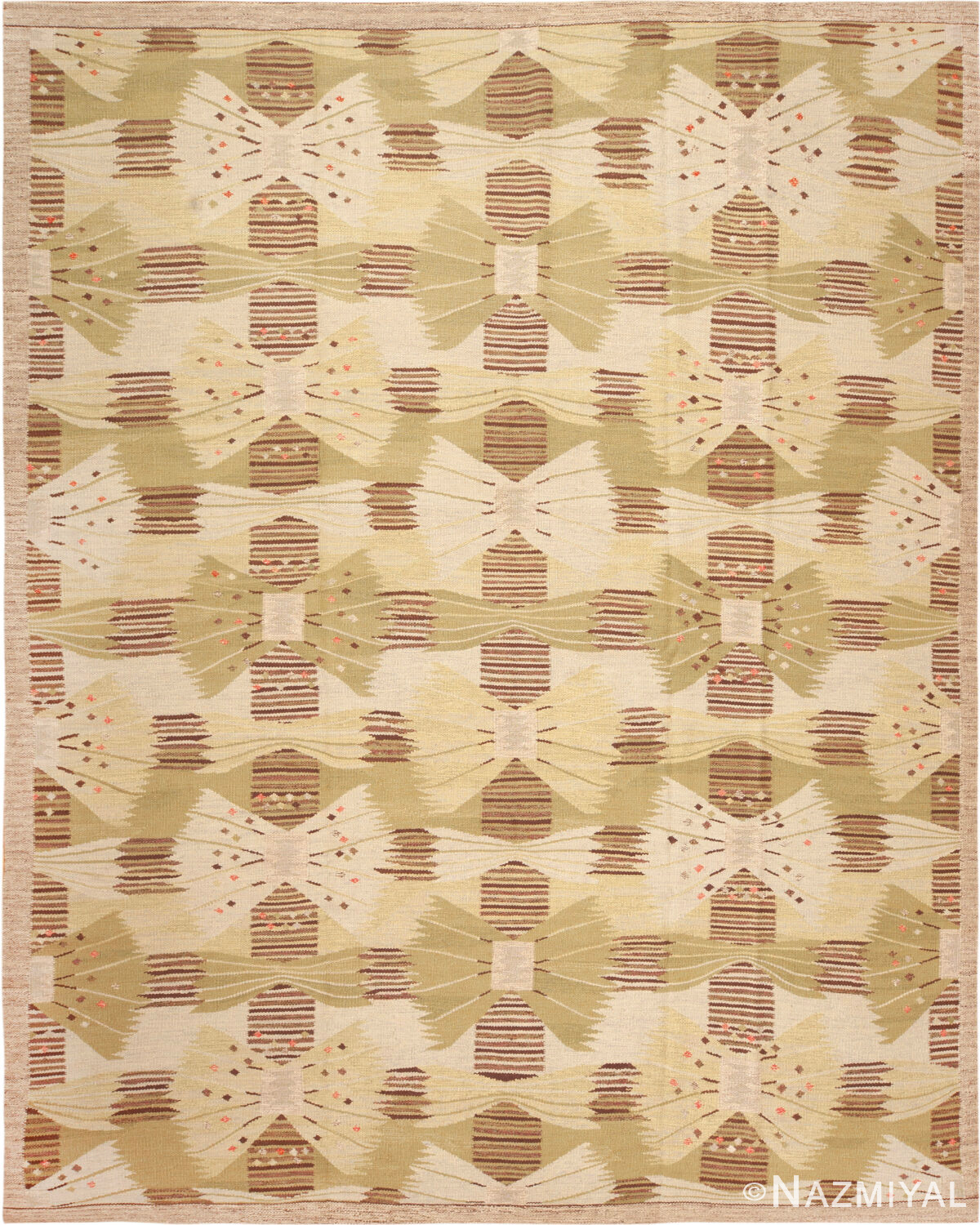 Modern Swedish Style Kilim Rug 74396 by Nazmiyal Rugs