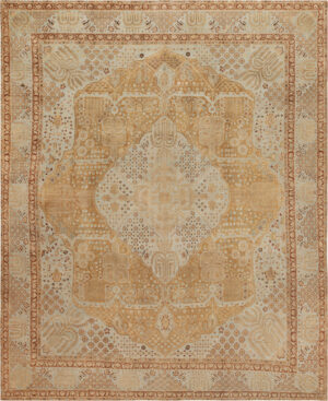 Antique Persian Tabriz Rug 74478 by Nazmiyal Rugs
