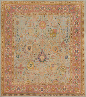 Antique Indian Agra Rug 74479 by Nazmiyal Rugs