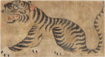 Antique Tibetan Tiger Rug 74489 by Nazmiyal Rugs