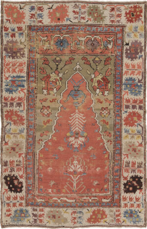 Antique Turkish Konya Rug 15430 by Nazmiyal Collection