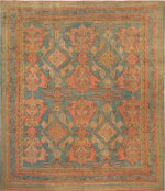 Antique Turkish Oushak Rug Antique Turkish Oushak Rug 74476 by Nazmiyal Collection