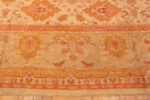 Border of Large Antique Turkish Oushak Rug 74429 by Nazmiyal Collection