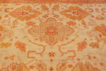 Design Feature of Large Antique Turkish Oushak Rug 74429 by Nazmiyal Collection