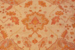 Detail on Large Antique Turkish Oushak Rug 74429 by Nazmiyal Collection
