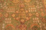 Detail on Antique Turkish Oushak Rug Detail on Antique Turkish Oushak Rug 74422 by Nazmiyal Rugs